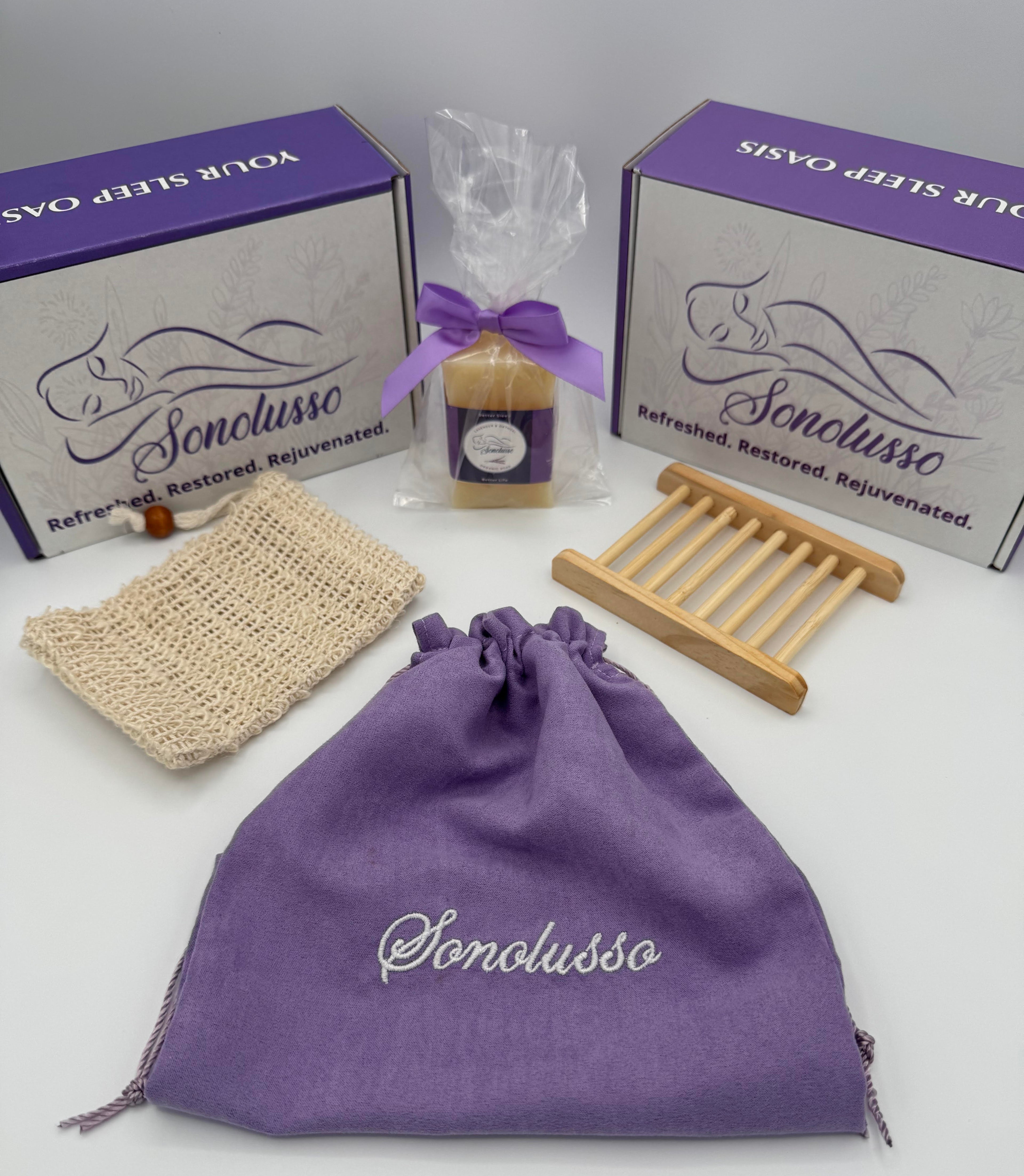 Sonolusso Travel Spa - Lavender Ritual Set