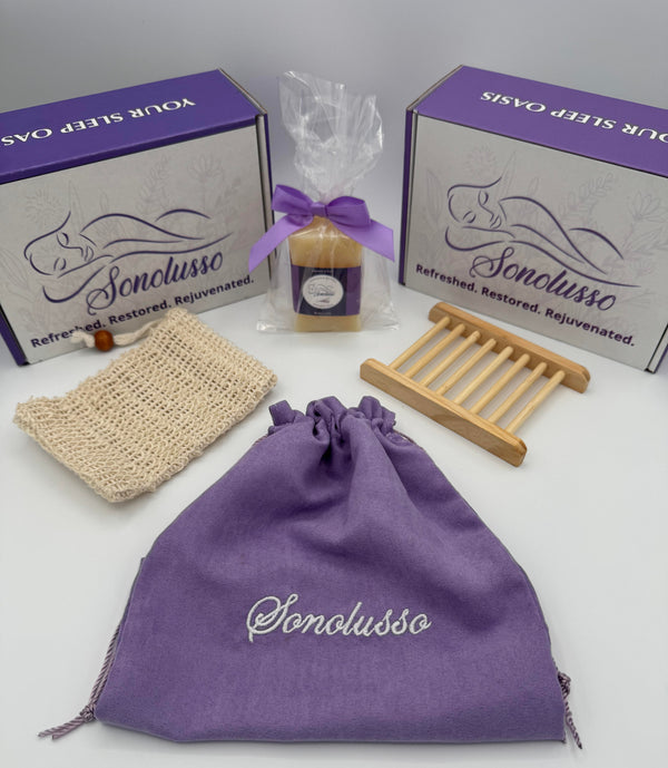 Sonolusso Travel Spa - Lavender Ritual Set